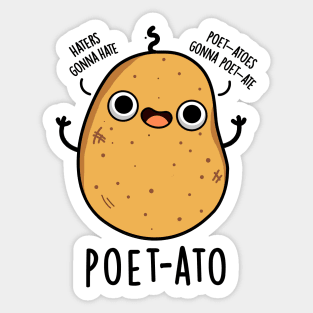 Poet-ato Cute Veggie Potato Pun Sticker